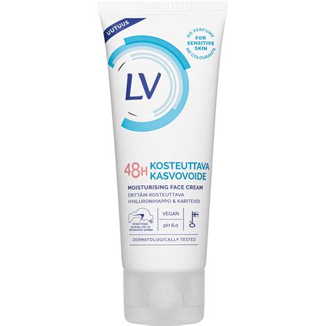 LV kosteuttava kasvovoide 75ml 48h .